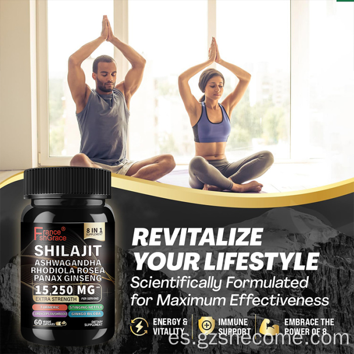 Extracto de Shilajit de calidad alta con alternativa orgánica